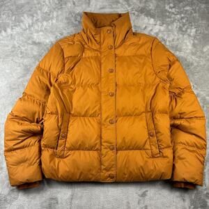 Patagonia Women's Silent Down Kastanos Brown Puffer Jacket Size Small